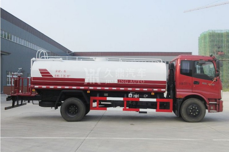 10噸灑水車廠家_10噸福田奧鈴綠化灑水車廠家價格3