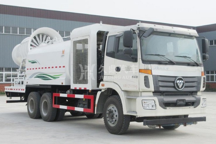 福田歐曼后雙橋多功能抑塵車價格