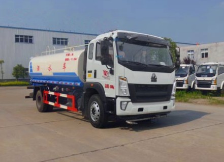 15噸灑水車報價表_重汽豪沃G5X-15噸綠化灑水車廠家價格