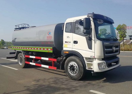 15噸灑水車大概多少錢_福田瑞沃15噸綠化灑水車廠家價格4