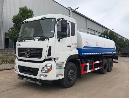 20方灑水車是多少噸_東風天龍后雙橋20方綠化灑水車