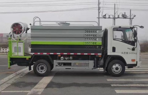 多功能抑塵車使用方法_國六5方大運藍牌抑塵車廠家價格