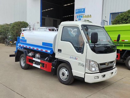 3噸灑水車價錢_國六3方福田小卡之星2藍(lán)牌綠化灑水車廠家價格