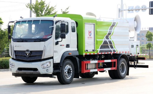 12方灑水車參數(shù)_國六福田瑞沃12噸抑塵車廠家價格-程力抑塵車